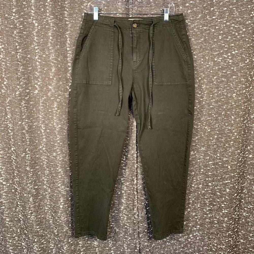 Buckle BKE‎ Green Drawstring Denim Utility Pants Women's 30